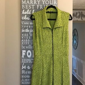Lime green Samuel Dong long church jacket